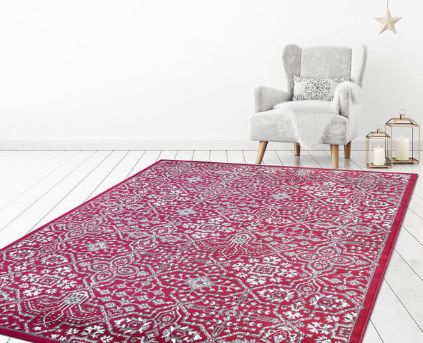 Concord Jefferson 6910 Athens Red Area Rug