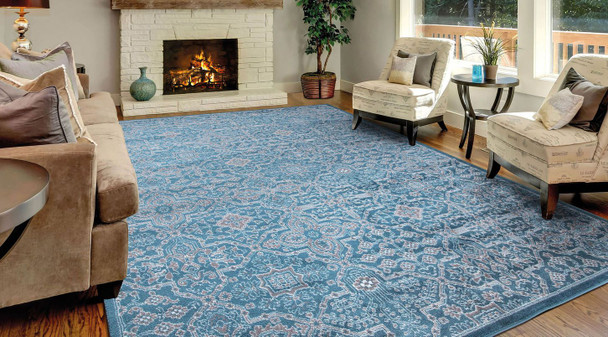 Concord Jefferson 6914 Athens Blue Area Rug
