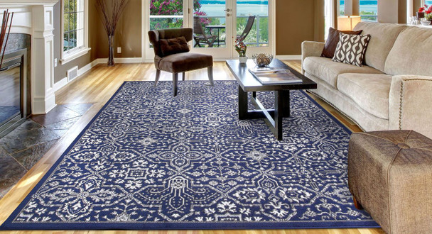 Concord Jefferson 6915 Athens Navy Area Rug