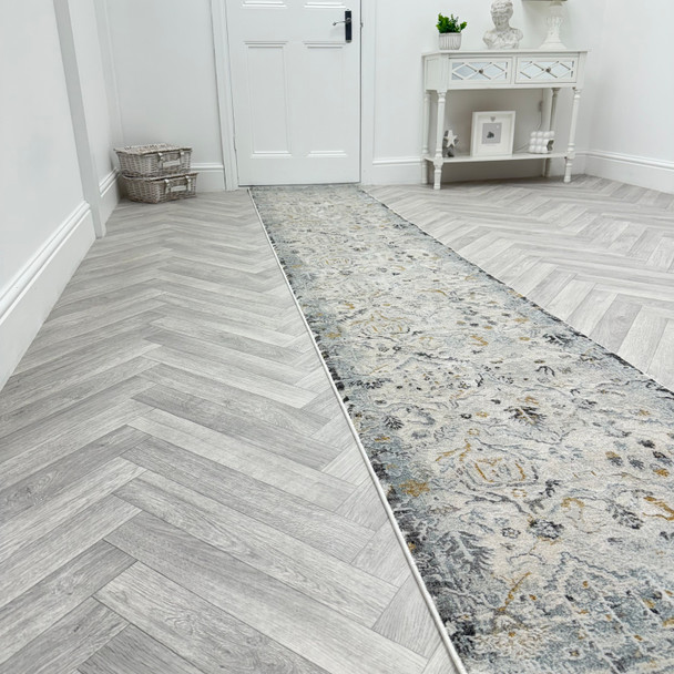 Dynamic Annalise 7602 199 Cream Multi Custom Runner - 31" Wide