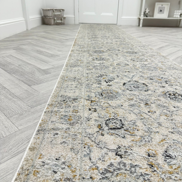 Dynamic Annalise 7604 180 Cream Beige Custom Runner - 31" Wide