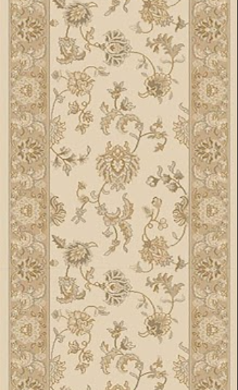 Dynamic Brilliant 7226 121 Ivory Custom Runner - 33" Wide