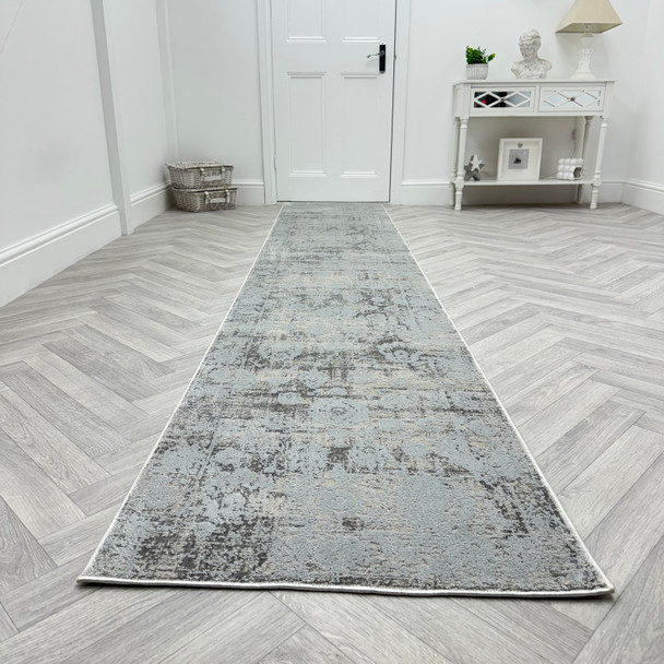 Dynamic Castilla 3530 109 Cream Silver Custom Runner - 26" Wide