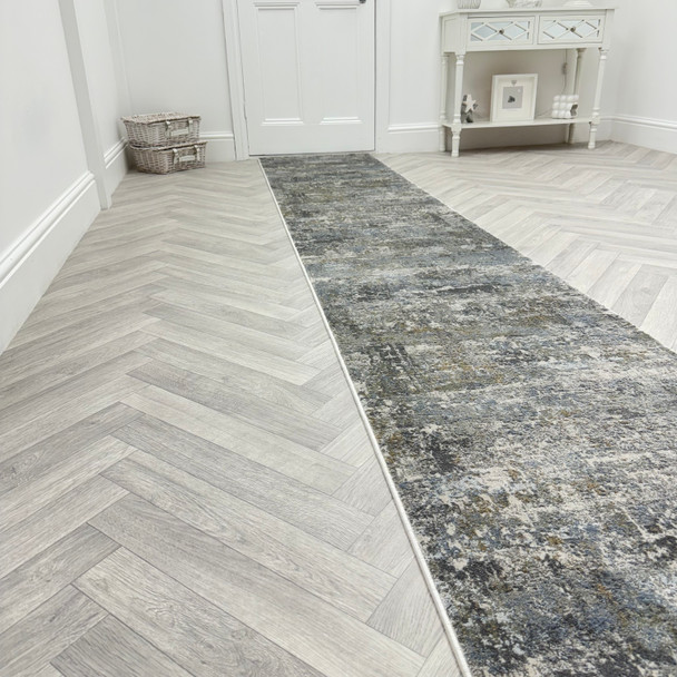 Dynamic Castilla 3533 190 Cream Grey Custom Runner - 26" Wide