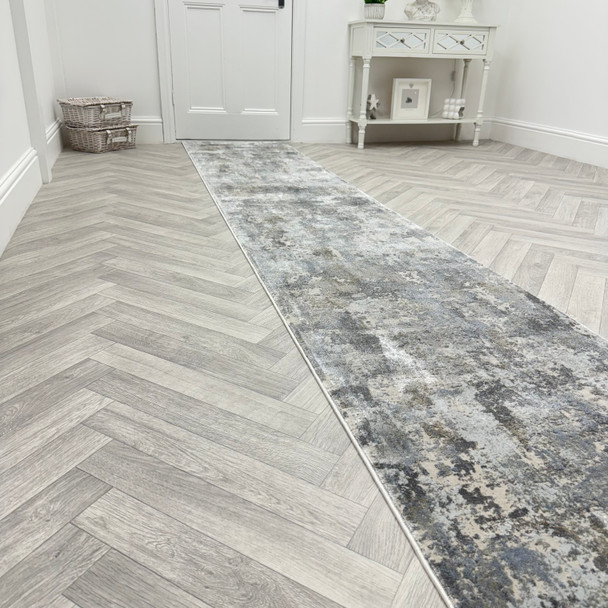 Dynamic Castilla 3528 190 Cream Grey Custom Runner - 31" Wide