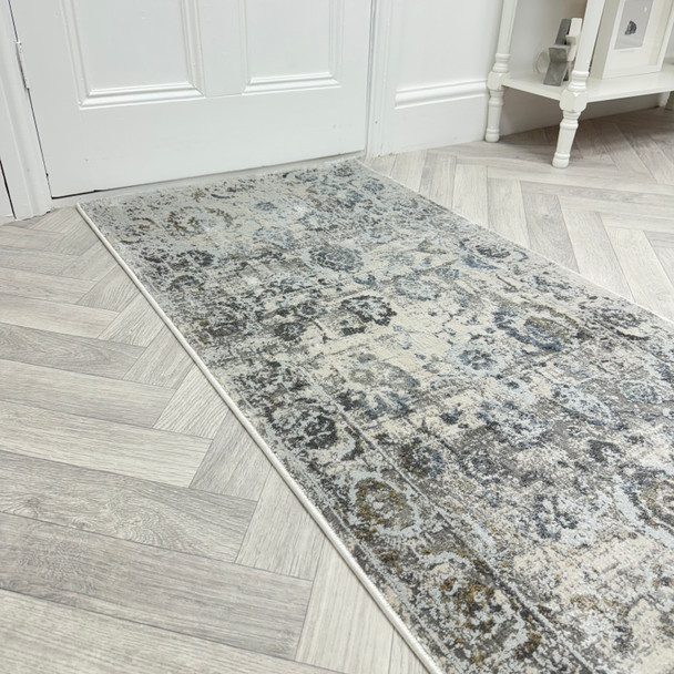 Dynamic Castilla 3530 190 Ivory Grey Custom Runner - 31" Wide