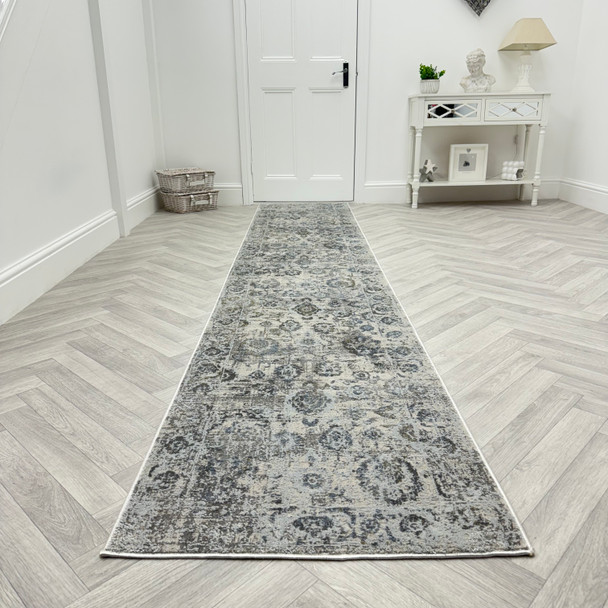 Dynamic Castilla 3530 190 Ivory Grey Custom Runner - 31" Wide