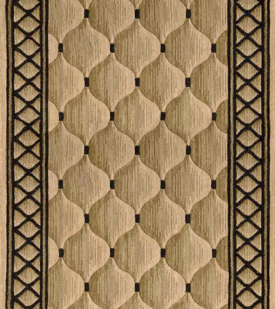 Nourison Cosmopolitan C26R Shadowlure Beige Custom Runner - 30" Wide