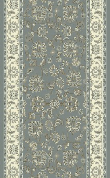 Dynamic Legacy 58020 510 Dark Blue Ivory Custom Runner - 26" Wide
