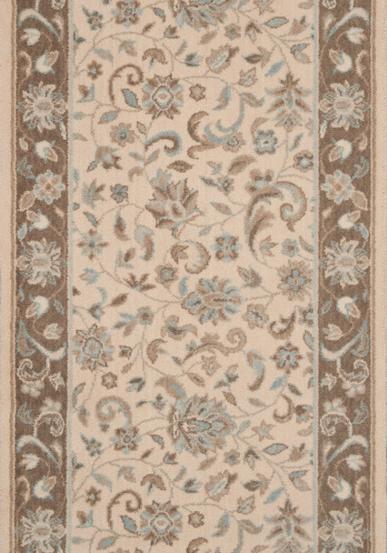 Nourison Estate 2 SAGM2 Ivory Custom Runner - 30" Wide