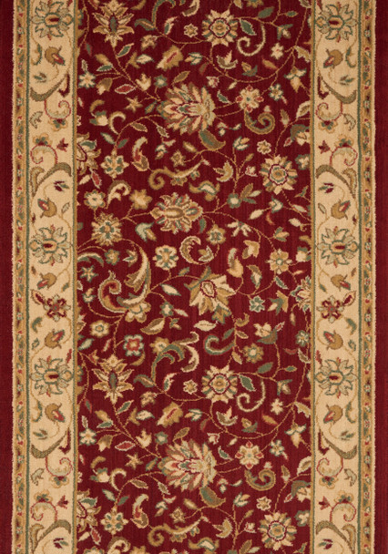 Nourison Estate 2 SAGM2 Bordeaux Custom Runner - 36" Wide