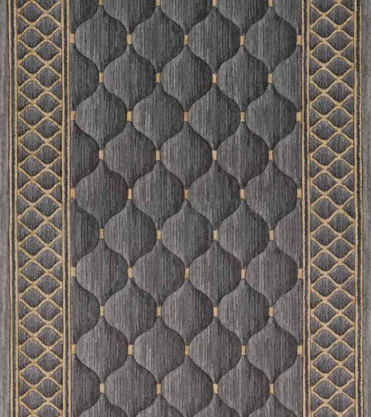 Nourison Cosmopolitan C26R Shadowlure Platinum Custom Runner - 36" Wide