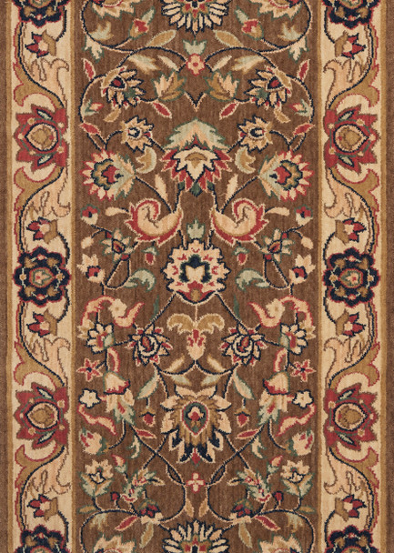 Nourison Grand Parterre PT01 Khaki Custom Runner - 30" Wide