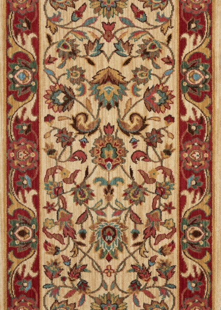 Nourison Grand Parterre PT01 Natural Custom Runner - 30" Wide