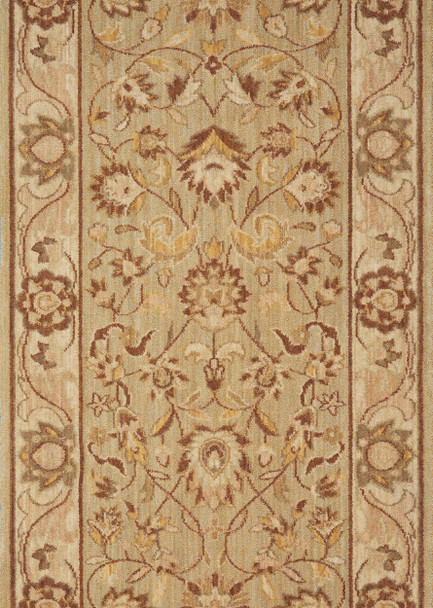 Nourison Grand Parterre PT01 Sage Custom Runner - 30" Wide