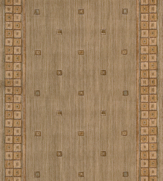 Nourison Cosmopolitan C31R Cosmo Square Sage Custom Runner - 36" Wide