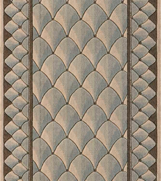 Nourison Cosmopolitan C73R Shadowscape Shell Custom Runner - 36" Wide