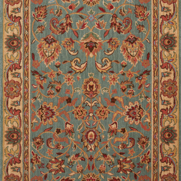 Nourison Grand Parterre PT01 Blue Custom Runner - 41" Wide