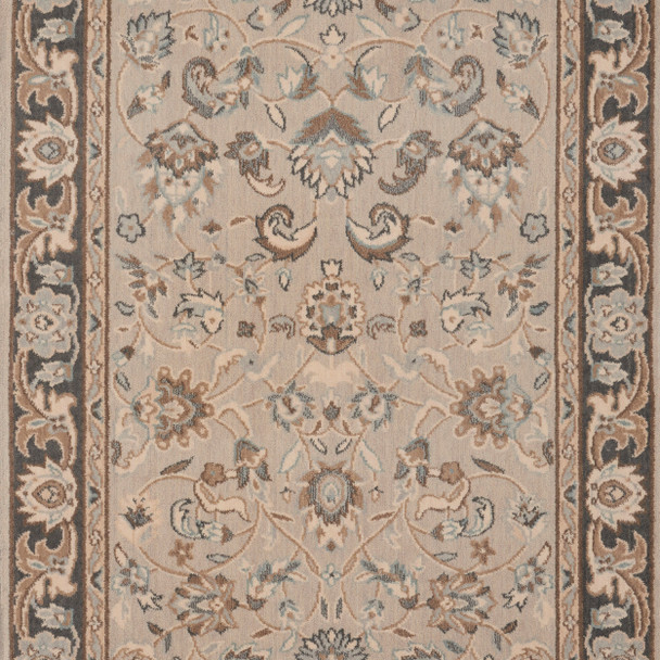 Nourison Grand Parterre PT01 Mist Custom Runner - 41" Wide