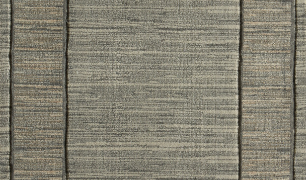 Nourison Grand Textures PT44 Grey Stone Custom Runner - 30" Wide