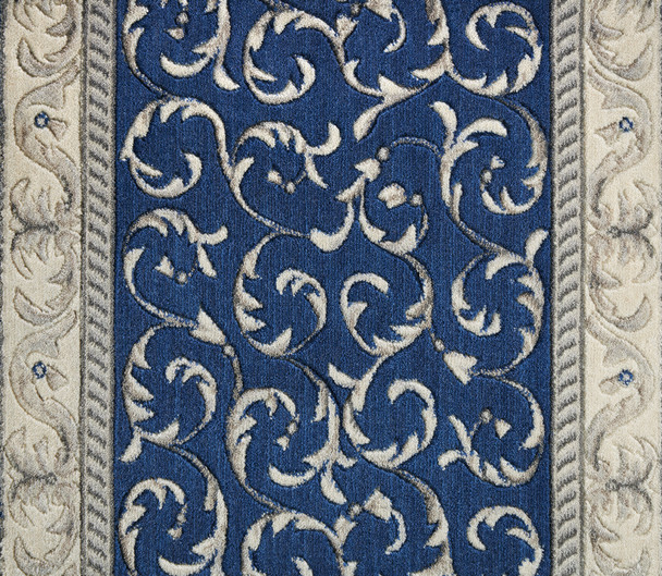 Nourison Somerset ST02 Marina Custom Runner - 27" Wide
