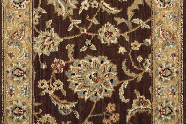 Nourison Sultana SU21 Brownstone Custom Runner - 27" Wide