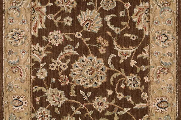 Nourison Sultana SU21 Brownstone Custom Runner - 36" Wide