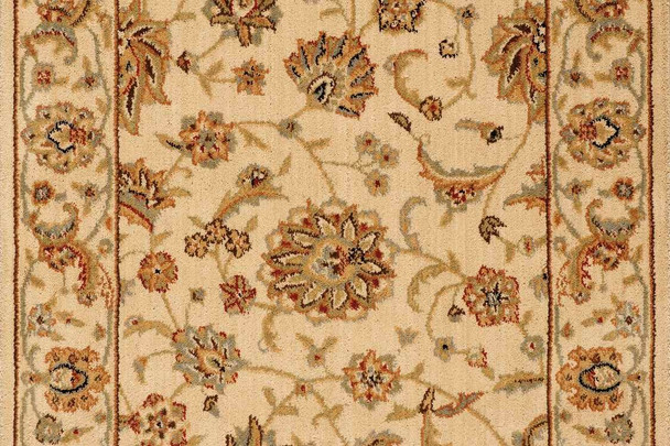 Nourison Sultana SU21 Ivory Custom Runner - 36" Wide