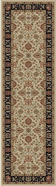 Concord Ankara 6212 Zeigler Ivory Custom Runner - 27" Wide