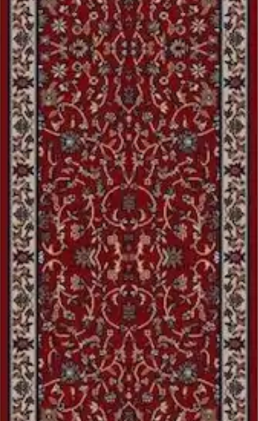 Concord Jewel 4060 Kashan Red Custom Runner - 27" Wide