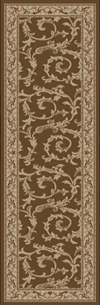 Concord Jewel 4398 Veronica Brown Custom Runner - 27" Wide