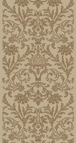 Concord Jewel 4942 Damask Ivory Custom Runner 27" Wide