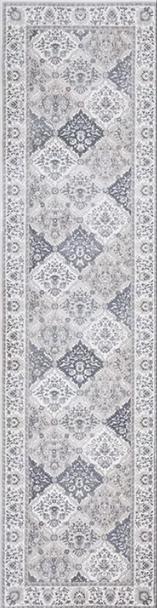 Concord Kashan 2782 Panel Ivory Custom Runner 27" Wide