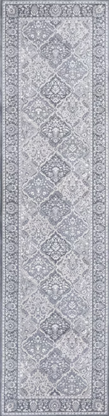 Concord Kashan 2786 Panel Gray Custom Runner 27" Wide