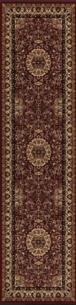 Concord Persian Classic 2030 Isfahan Red Custom Runner 27" Wide