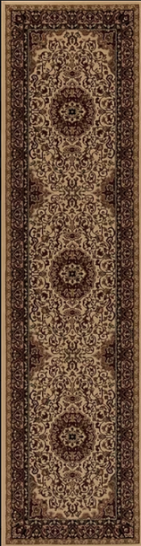 Concord Persian Classic 2032 Isfahan Ivory Custom Runner 27" Wide