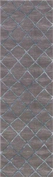 Concord Thema 2976 Teo Teal Gray Custom Runner 27" Wide