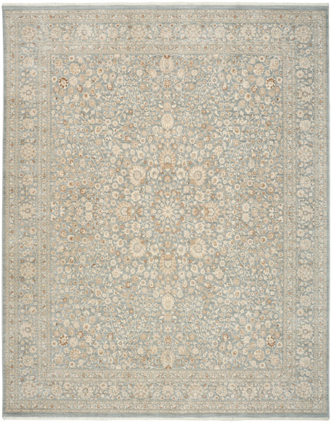Nourison Ashbourne ASE03 Slate Blue Rug