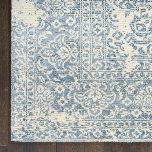 Nourison Azalea AZA01 Ivory Blue Rug