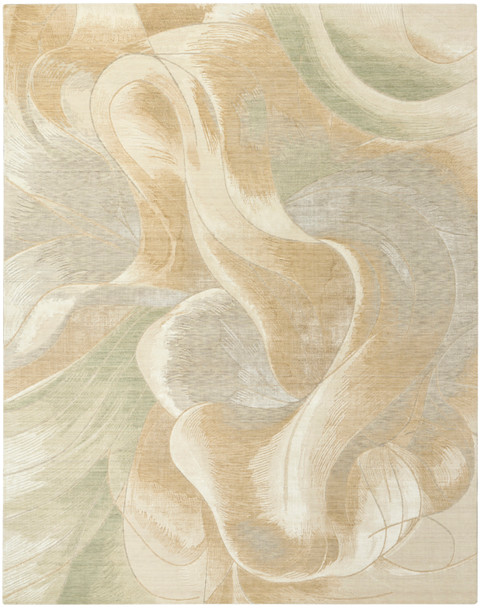 Nourison Brushlight BRL03 Beige Grey Rug
