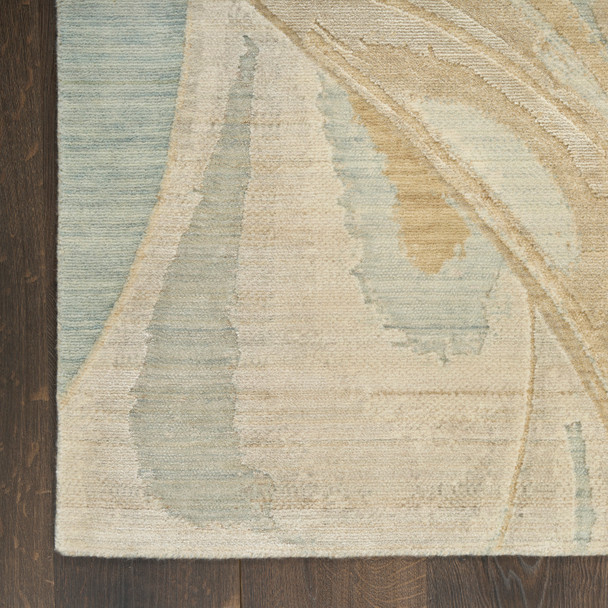Nourison Brushlight BRL05 Blue Ivory Rug