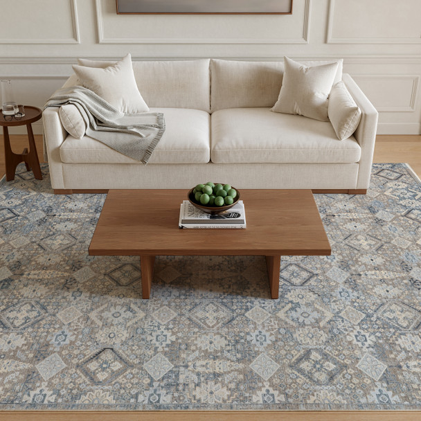 Nourison Sultana SLL08 Blue Grey Rug