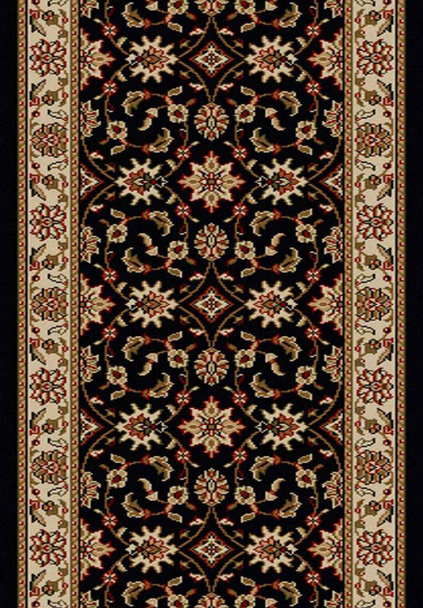 Radici Como 1592 Black Custom Runner - 26" Wide