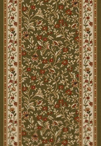 Radici Como 1593 Light Green Custom Runner - 26" Wide