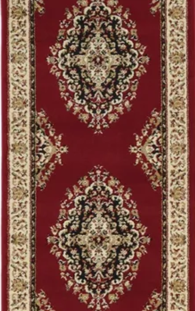 Radici Como 1595 Red Custom Runner - 26" Wide