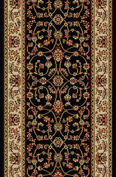 Radici Como 1596 Black Custom Runner - 26" Wide
