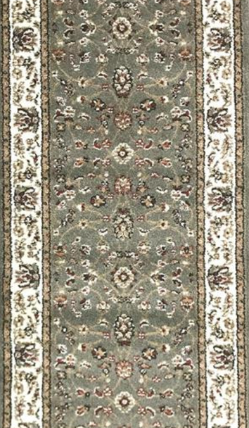 Radici Como 1596 Green Custom Runner - 26" Wide