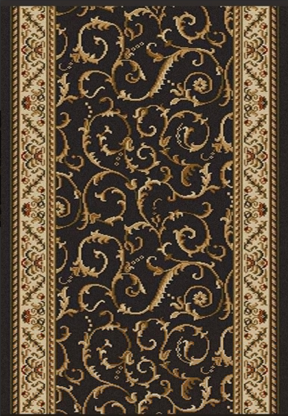 Radici Como 1599 Dark Brown Custom Runner - 26" Wide