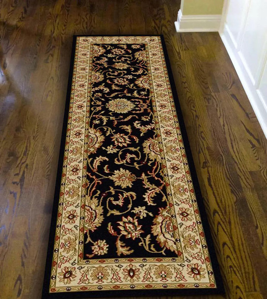 Radici Como 1621 Black Custom Runner - 26" Wide