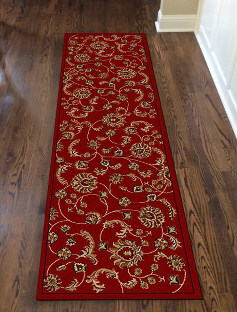 Radici Como 1835 Dark Red Custom Runner - 26" Wide